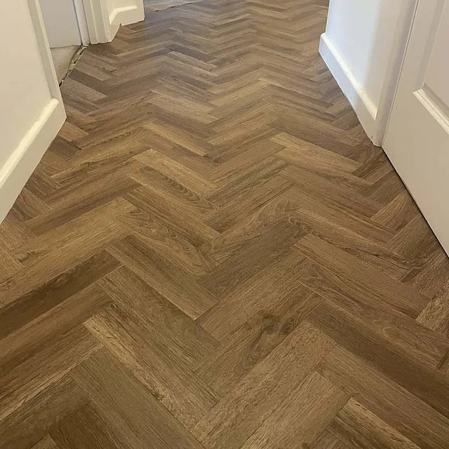 herringbone floor
